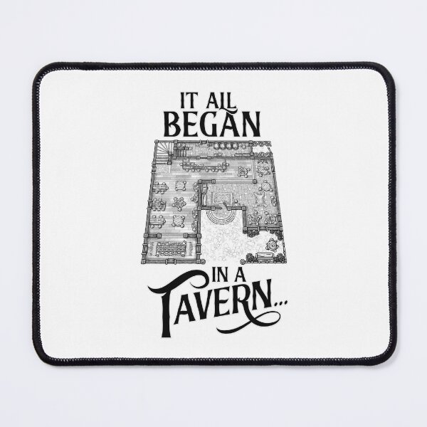 Item preview, It all Began in a Tavern Old School RPG Map designed and sold by wolfkin-design.