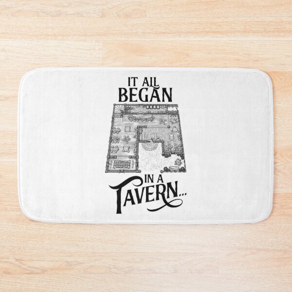 Item preview, It all Began in a Tavern Old School RPG Map designed and sold by wolfkin-design.