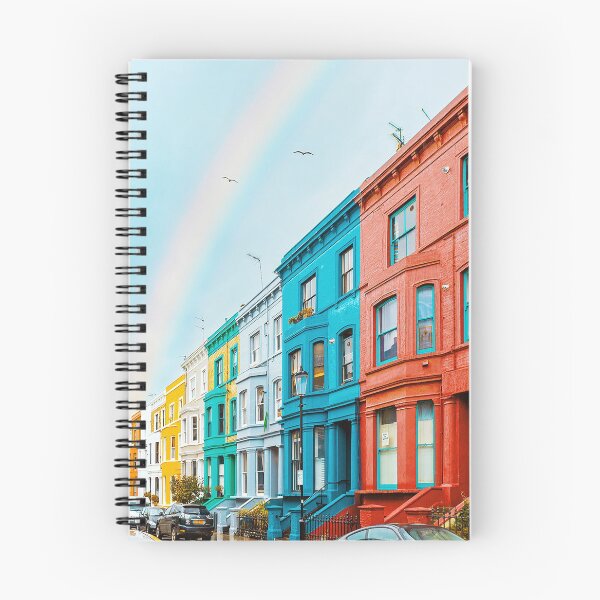 Item preview, Rainbow houses Notting Hill designed and sold by Gabor Estefan.