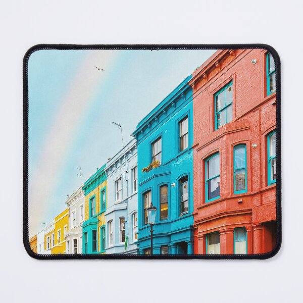 Item preview, Rainbow houses Notting Hill designed and sold by Gabor Estefan.