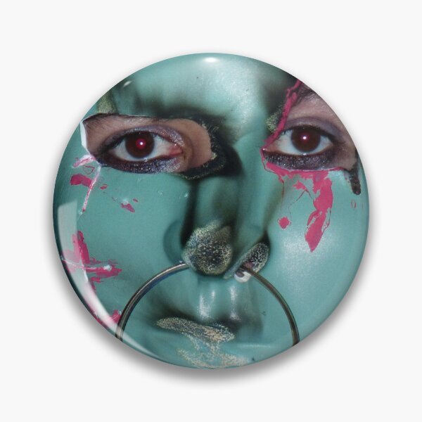 Item preview, Photography strange green mask horror Halloween designed and sold by Carré Comme Orange.