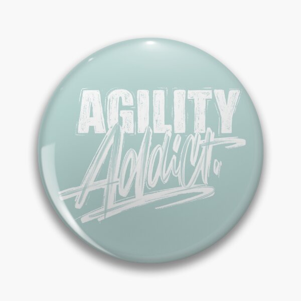 Item preview, Agility Addict Textured Brush Lettering designed and sold by JustPawsome.
