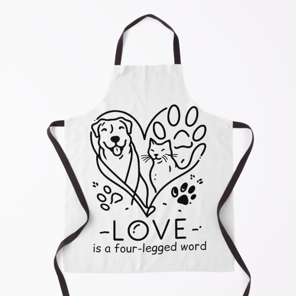 Item preview, Paws & Love: A Heartfelt Bond | Love is a four-legged word designed and sold by Inspirahawke.
