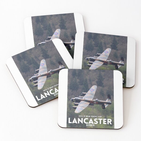 Artikelvorschau, Avro Lancaster der RAF aus dem 2. Weltkrieg vom Battle of Britain Memorial Flight, Lincolnshire, England, Großbritannien. entworfen und verkauft von Paul Rowland.