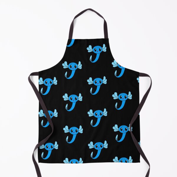 Item preview, Cute Blue Little Axolotl by Zeesdesign on Redbubble designed and sold by ZEESDESIGN.