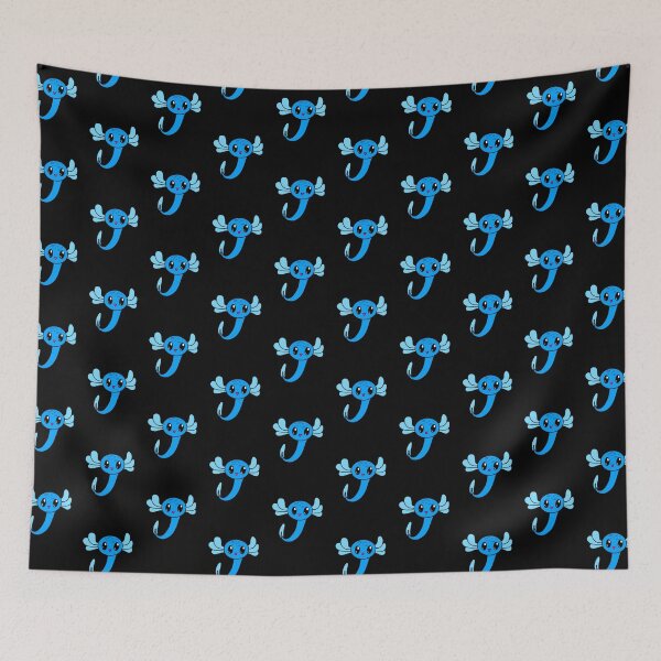 Item preview, Cute Blue Little Axolotl by Zeesdesign on Redbubble designed and sold by ZEESDESIGN.