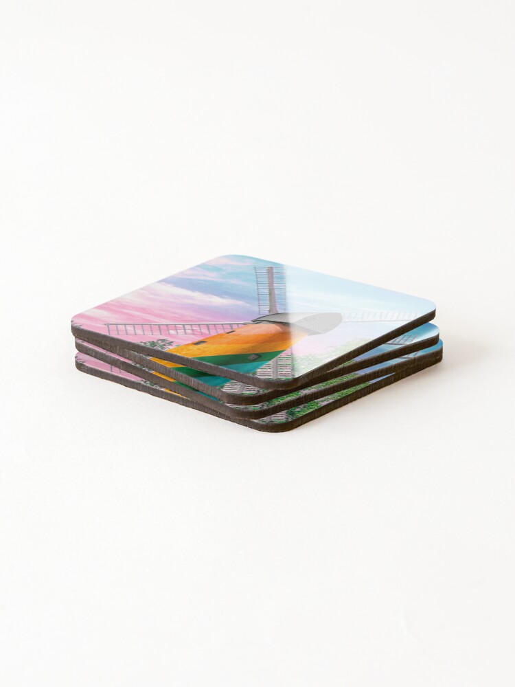 Thumbnail 4 of 5, Coasters (Set of 4), Spring Wind designed and sold by GEstefanDesign.