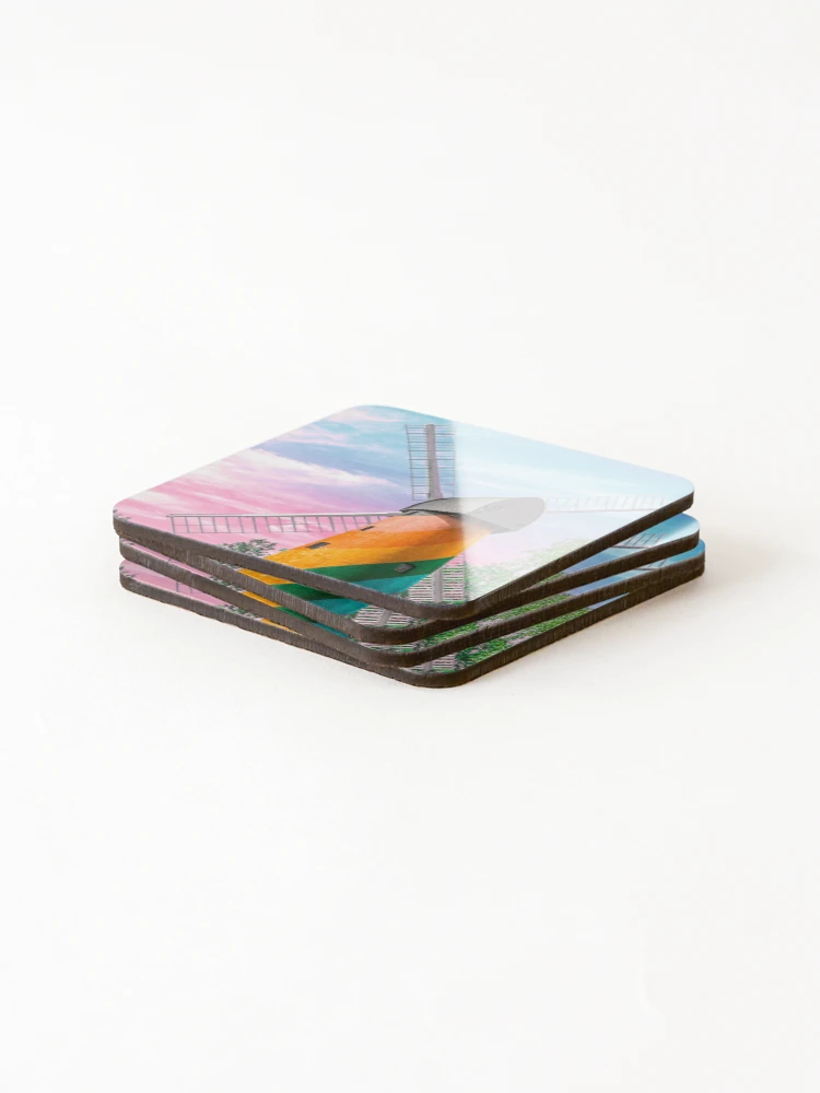 Thumbnail 4 of 5, Coasters (Set of 4), Spring Wind designed and sold by Gabor Estefan.