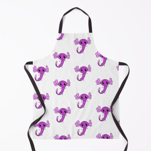 Item preview, Cute Pink Little Axolotl by Zeesdesign on Redbubble designed and sold by ZEESDESIGN.