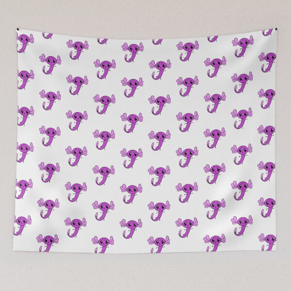 Item preview, Cute Pink Little Axolotl by Zeesdesign on Redbubble designed and sold by ZEESDESIGN.