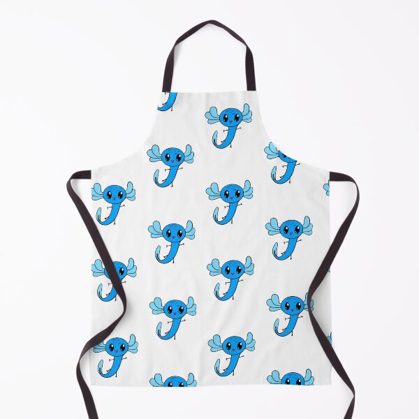 Item preview, Cute Blue Little Axolotl by Zeesdesign on Redbubble designed and sold by ZEESDESIGN.