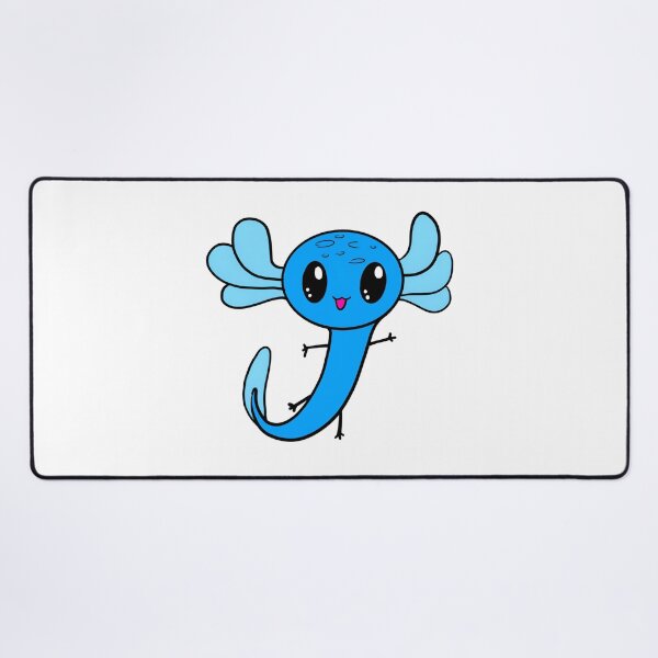 Item preview, Cute Blue Little Axolotl by Zeesdesign on Redbubble designed and sold by ZEESDESIGN.