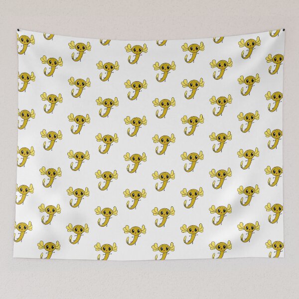 Item preview, Cute Yellow Little Axolotl by Zeesdesign on Redbubble designed and sold by ZEESDESIGN.