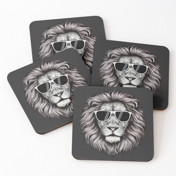 Item preview, Real Cool Lion King with Sunglasses forMen Women Lion Lover -  designed and sold by PurpleLoveStore.