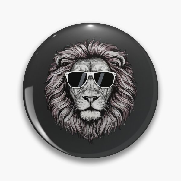 Item preview, Real Cool Lion King with Sunglasses forMen Women Lion Lover -  designed and sold by PurpleLoveStore.