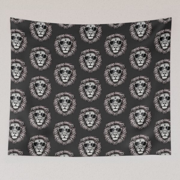 Item preview, Real Cool Lion King with Sunglasses forMen Women Lion Lover -  designed and sold by PurpleLoveStore.