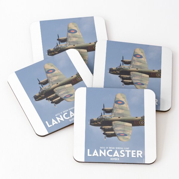 Artikelvorschau, Avro Lancaster der RAF aus dem 2. Weltkrieg vom Battle of Britain Memorial Flight, Lincolnshire, England, Großbritannien. entworfen und verkauft von Paul Rowland.