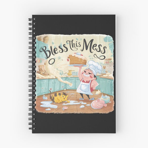Item preview, Cheerful Kitchen Chaos, Bless This Mess designed and sold by TrendyGraphTees.
