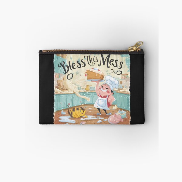 Item preview, Cheerful Kitchen Chaos, Bless This Mess designed and sold by TrendyGraphTees.
