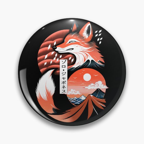 Item preview, Japanese Kitsune Fox designed and sold by TheSamuraiCat.