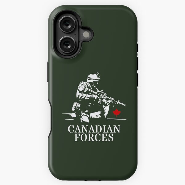 Vista previa del artículo con la obra «Fuerzas canadienses», diseñado y vendido por HowToCanadian.