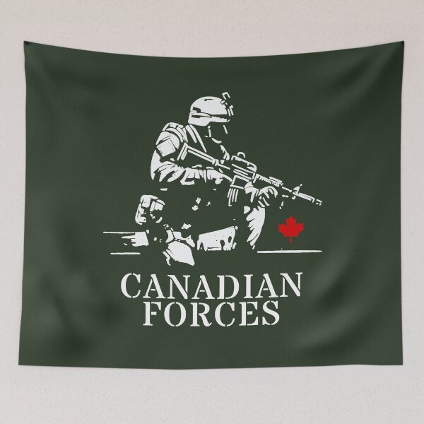 Item preview, Canadian Forces Military Soldier Proud Maple Leaf designed and sold by HowToCanadian.