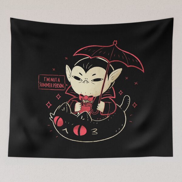 Item preview, Cute Vampire Hates Summer designed and sold by xMorfina.
