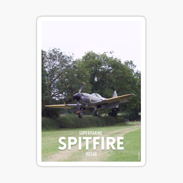 Vista previa del artículo con la obra «Supermarine Spitfire Mk XIV MV268», diseñado y vendido por Paul Rowland.