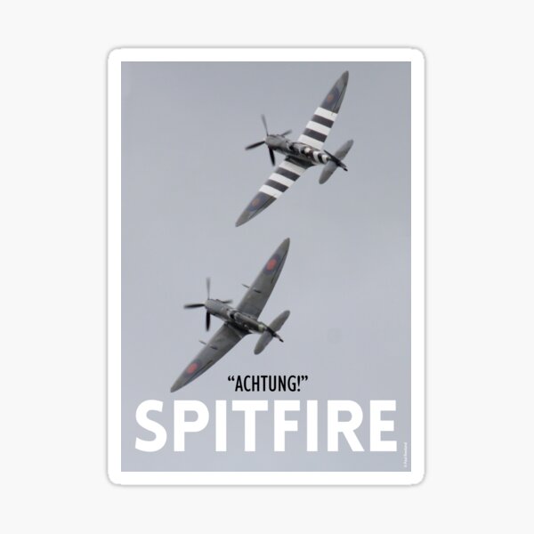 Vista previa del artículo con la obra «Spitfire Supermarino», diseñado y vendido por Paul Rowland.