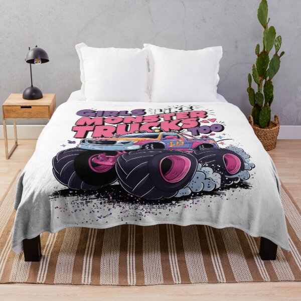 Item preview, Girls Like Monster Trucks Too! designed and sold by RvinJo8.
