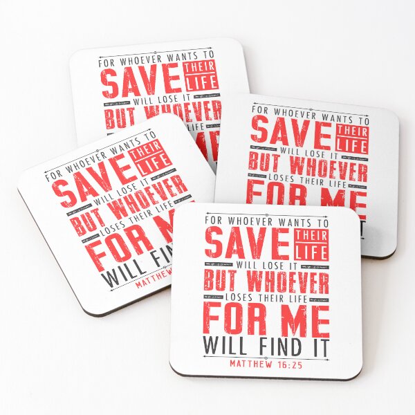 Item preview, Matthew 16:25 Whoever Loses Their Life For Me Will Find It designed and sold by plushism.