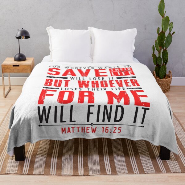 Item preview, Matthew 16:25 Whoever Loses Their Life For Me Will Find It designed and sold by plushism.