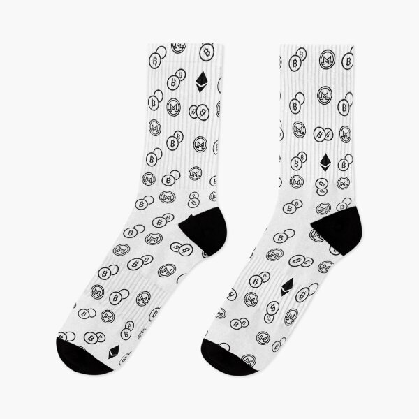 Item preview, Bitcoin Ethereum Monero Pattern designed and sold by Quirky Dez.