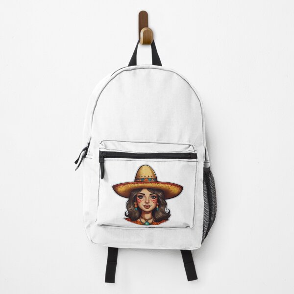 Item preview, Mexican Woman Pretty Sticker designed and sold by Te Amo.