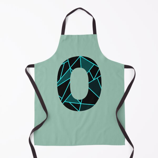 Item preview, Monogram O With Neon Blue Abstract Lines designed and sold by Coffee Lifestyle.