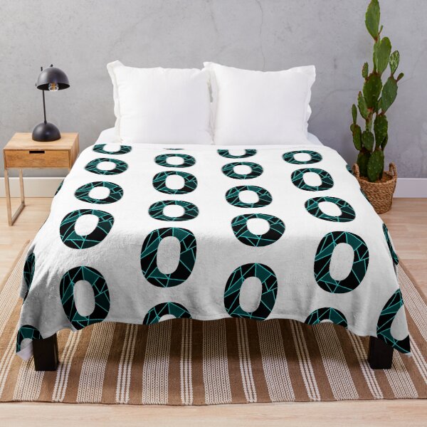 Item preview, Monogram O With Neon Blue Abstract Lines designed and sold by Coffee Lifestyle.