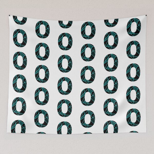 Item preview, Monogram O With Neon Blue Abstract Lines designed and sold by Coffee Lifestyle.