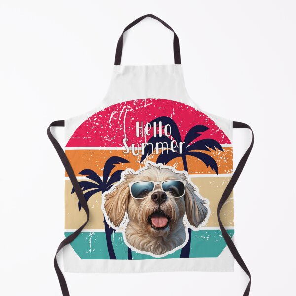 Item preview, Hello Summer | Happy Dog In Sunglasses | Cute Sticker | designed and sold by Te Amo.
