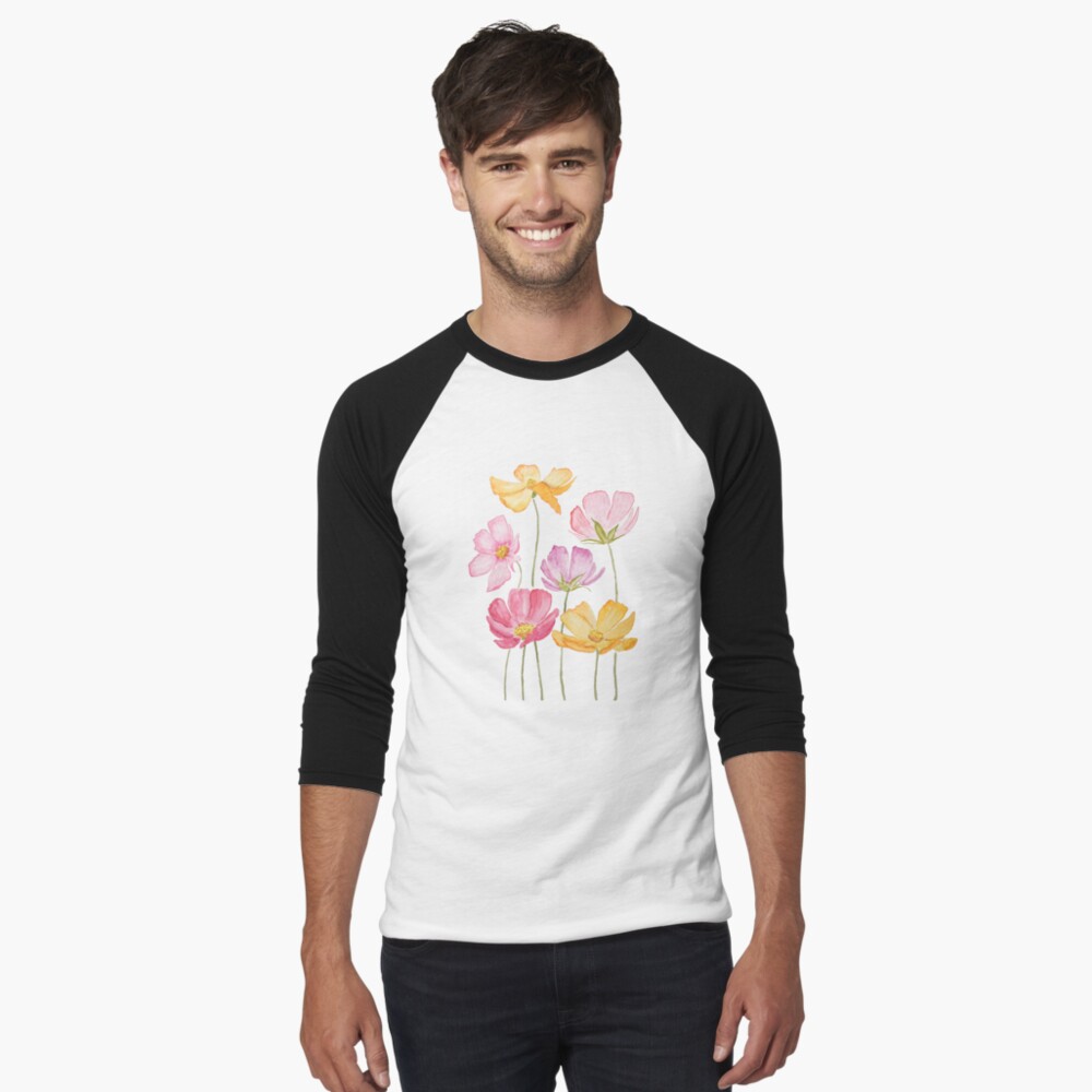 Item preview, Baseball ¾ Sleeve T-Shirt designed and sold by ColorandColor.