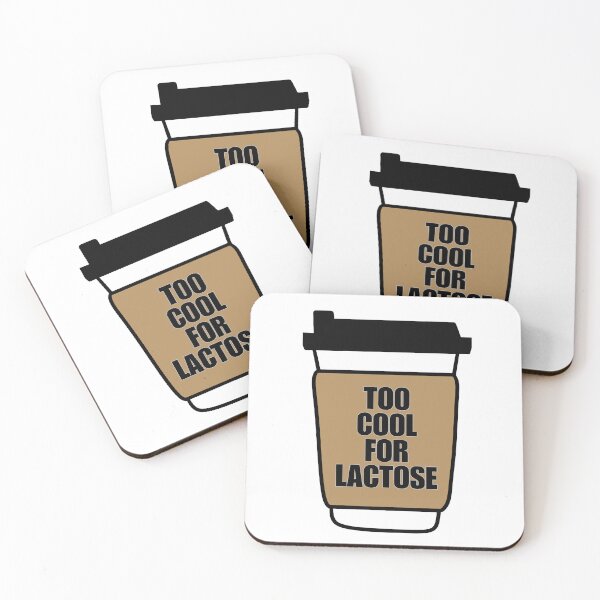 Item preview, Too Cool For Lactose, For Lactose Intolerant Coffee designed and sold by MagdaKlosArt.