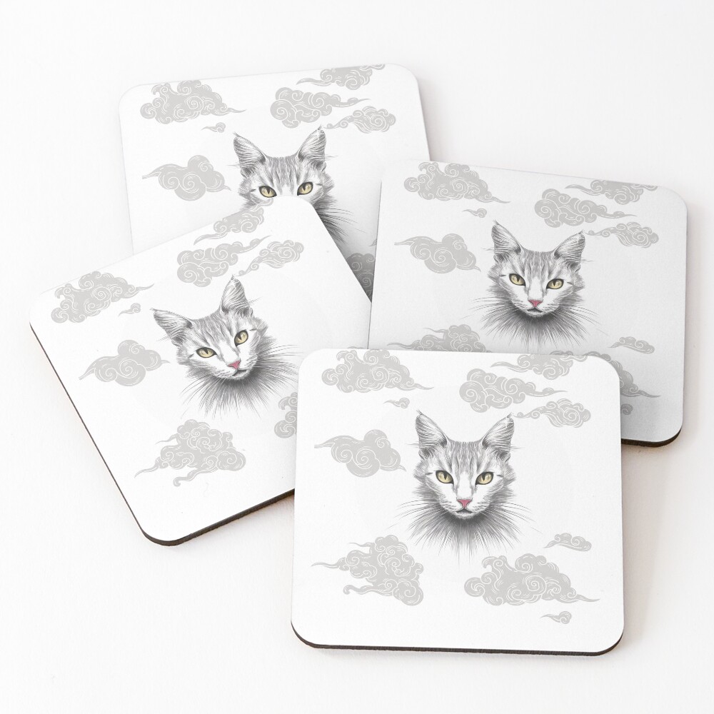 Item preview, Coasters (Set of 4) designed and sold by DrawingIBird.