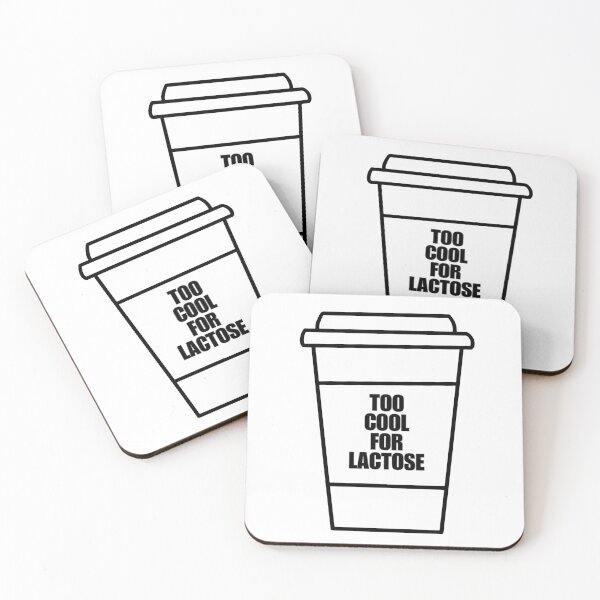 Item preview, Too Cool For Lactose, For Lactose Intolerant Coffee designed and sold by MagdaKlosArt.