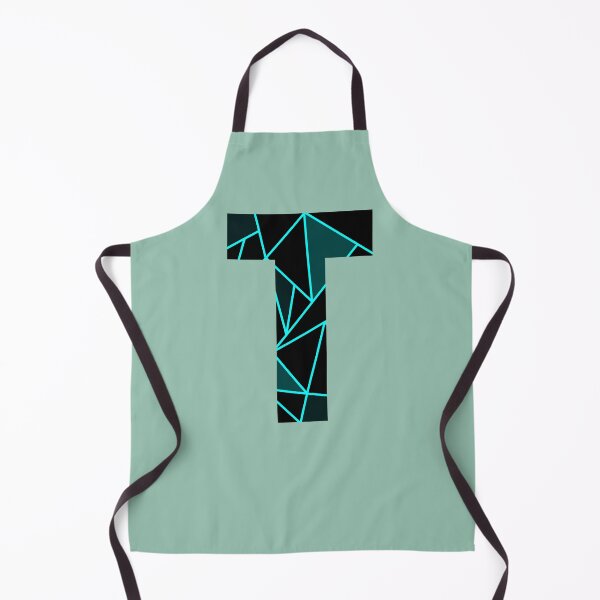 Item preview, Monogram T With Neon Blue Abstract Lines designed and sold by Coffee Lifestyle.