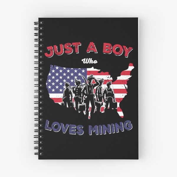 Item preview, Underground Mining - Just a Boy Who Loves Mining Funny Coal miner lover Gift designed and sold by JUSTBEELEGANT.