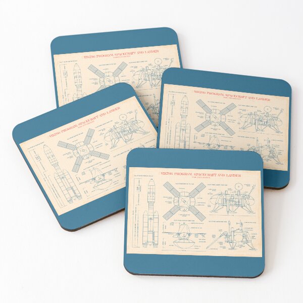 Item preview, Viking Program: Spacecraft and Lander (Old Paper Grid) designed and sold by BGALAXY.