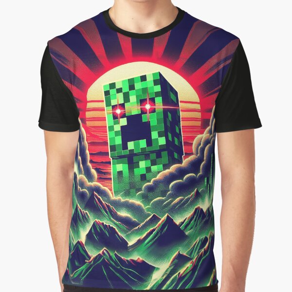 Vista previa del artículo con la obra «Gráfico de Minecraft», diseñado y vendido por ReasonsImBroke.