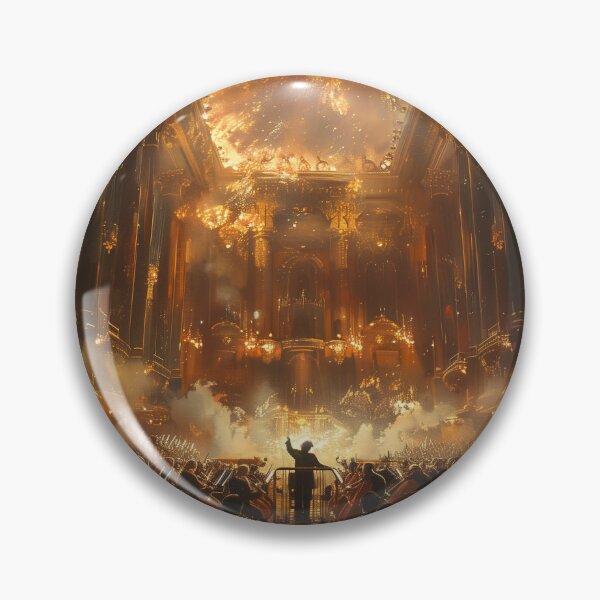 Item preview, Grand Orchestra Plays in Burning Opera House designed and sold by palmyst.
