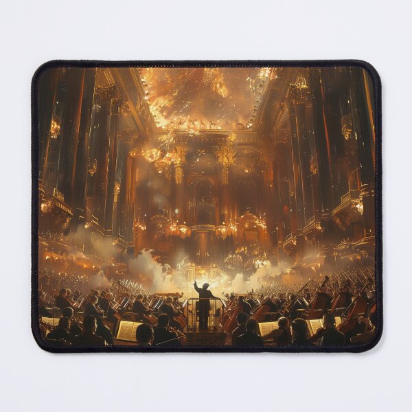 Item preview, Grand Orchestra Plays in Burning Opera House designed and sold by palmyst.