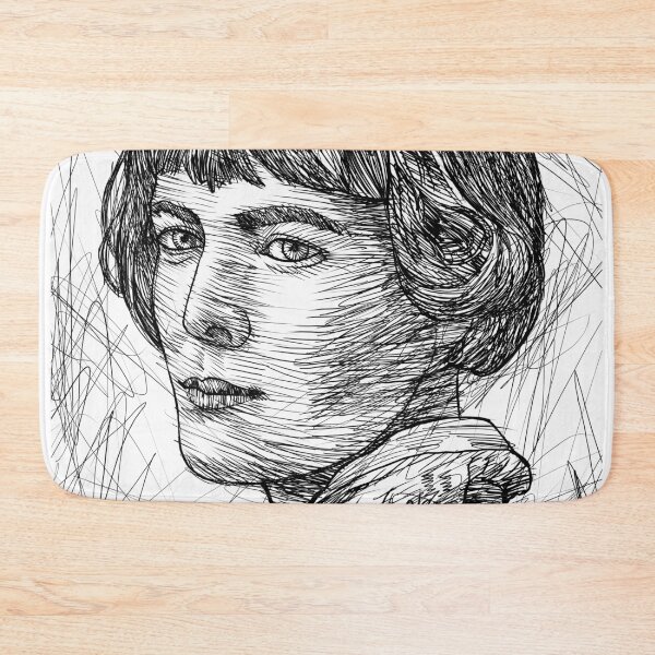 Item preview, H. D. - HILDA DOOLITTLE - ink portrait .1 designed and sold by lautir.