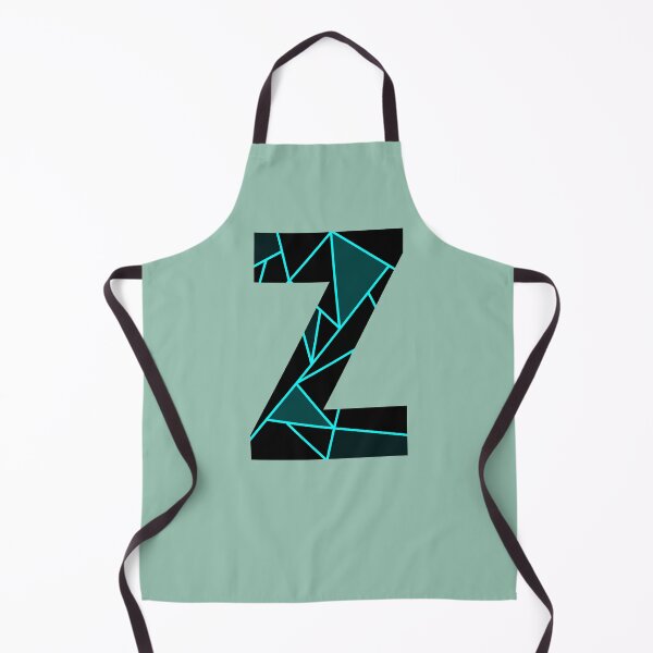 Item preview, Monogram Z With Neon Blue Abstract Lines designed and sold by Coffee Lifestyle.